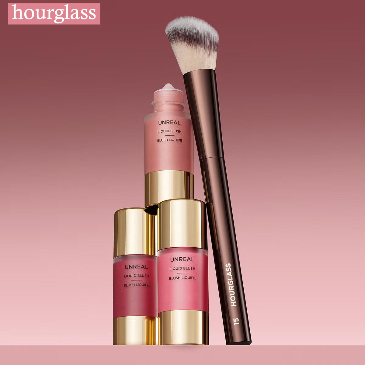 Blush Brush Cheeks Contour Blush Stippling Brush Cream Liquid Blushes Makeup Tool Angled Cream Blush Brush