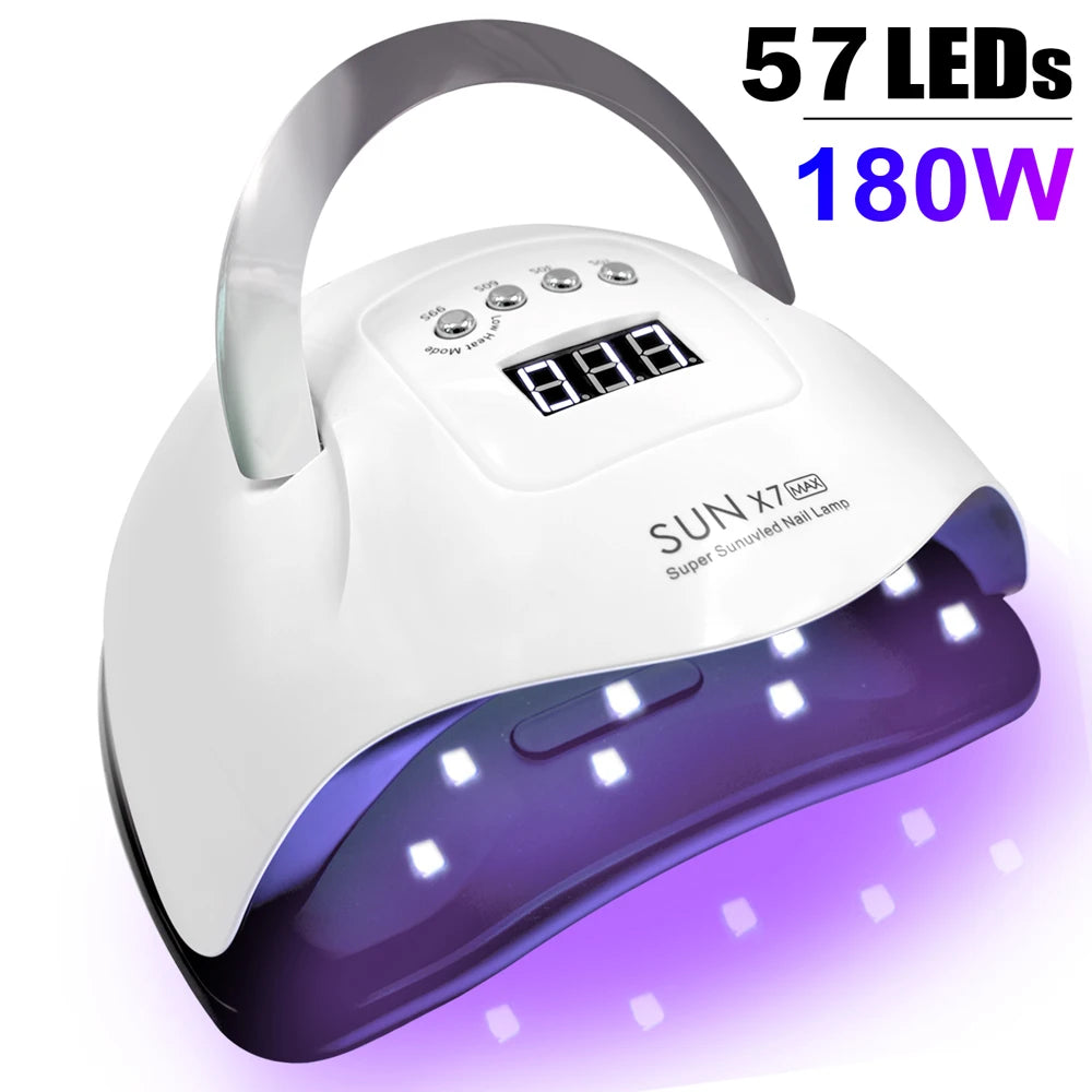 Professional Nail Dryer UV LED Lamp for Nails Gel Polish Dryer Light 81 LEDs Nail Art Accessories Curing Gel Toe Nails