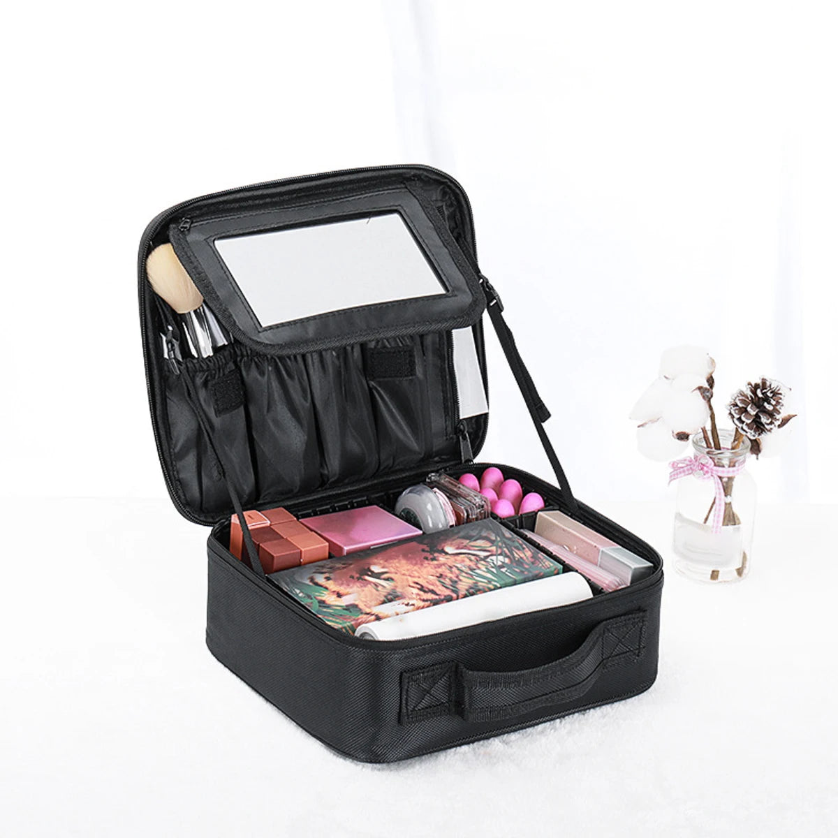 1 Pc Makeup Case Professional Beauty Brush Women Cosmetic Suitcase Make Up Organizer Travel Storage Box for Manicure