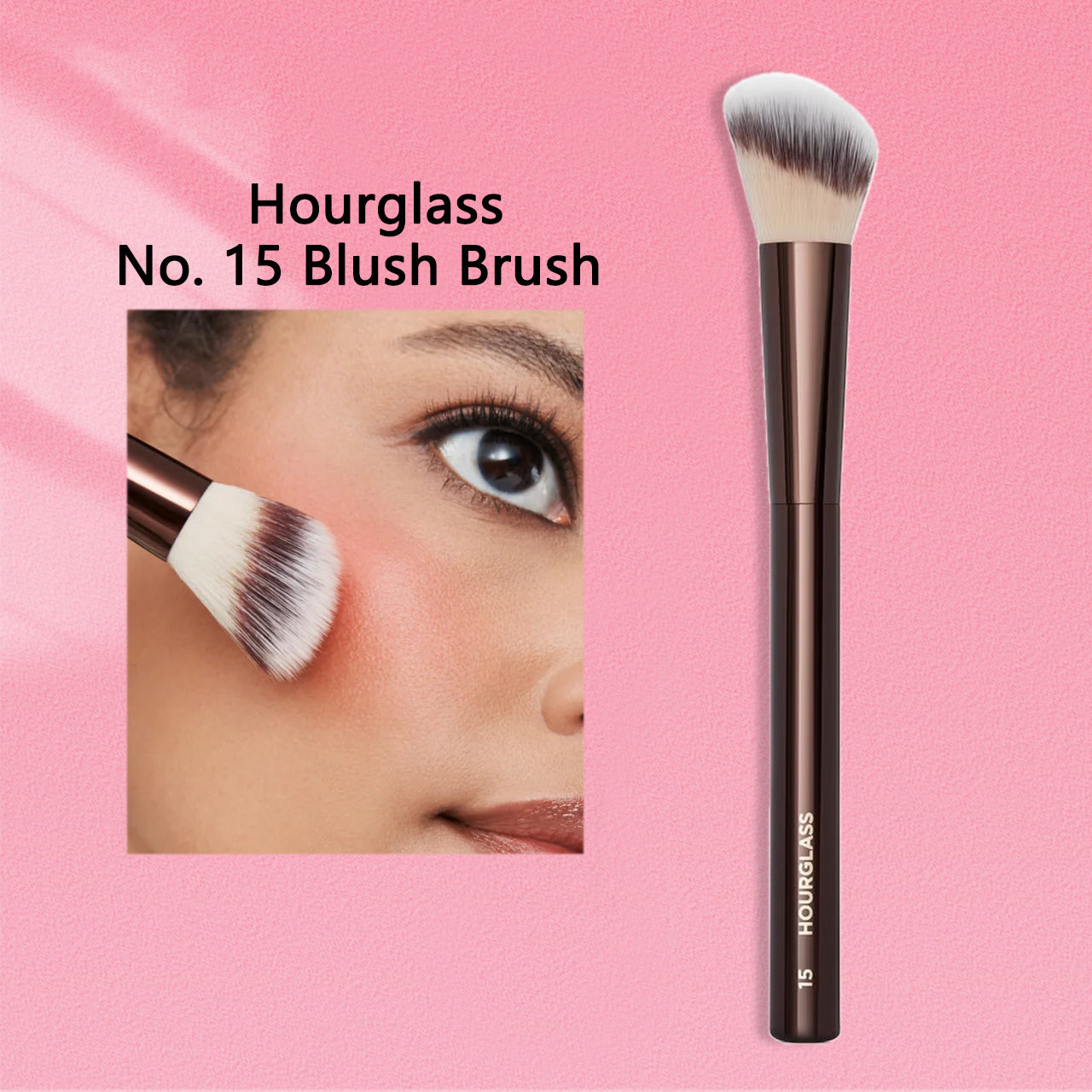Blush Brush Cheeks Contour Blush Stippling Brush Cream Liquid Blushes Makeup Tool Angled Cream Blush Brush