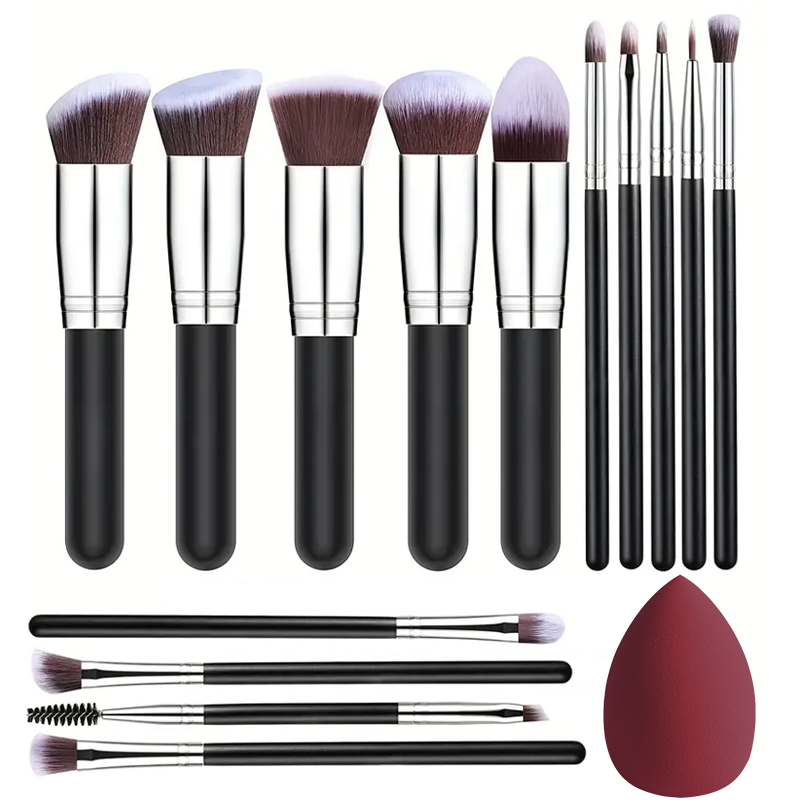 NEW 14PCS Makeup Brushes Set Soft Fluffy Foundation Blush Powder Eyeshadow Blending Female Cosmetics Beauty Tool