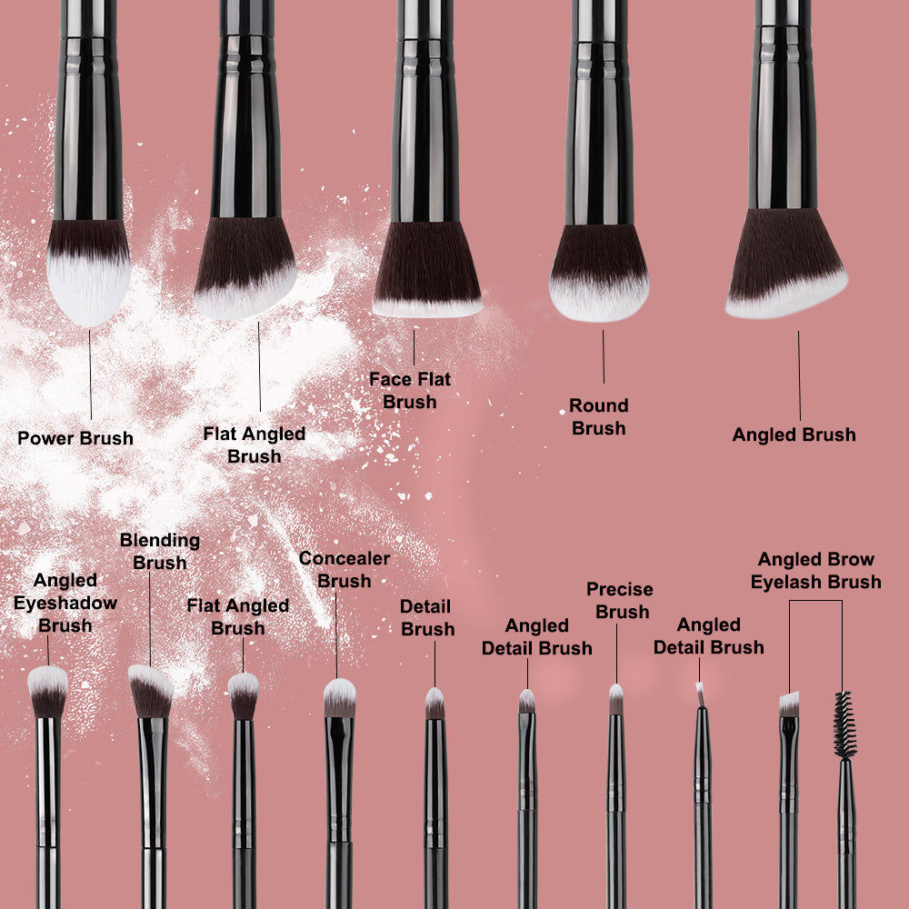 NEW 14PCS Makeup Brushes Set Soft Fluffy Foundation Blush Powder Eyeshadow Blending Female Cosmetics Beauty Tool