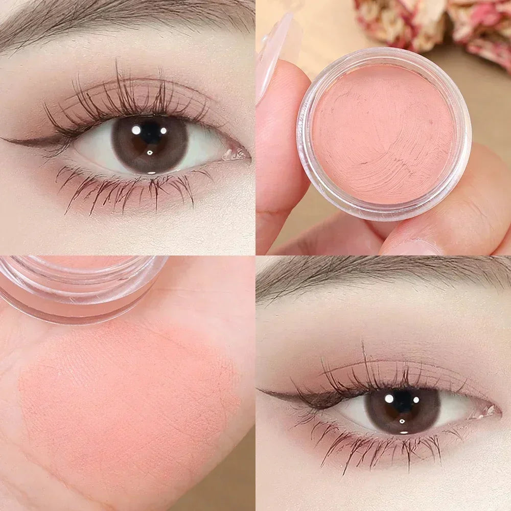 Matte Liquid Eyeshadow Cream Peach Pink Purple Blush Nude Brown Face Contour