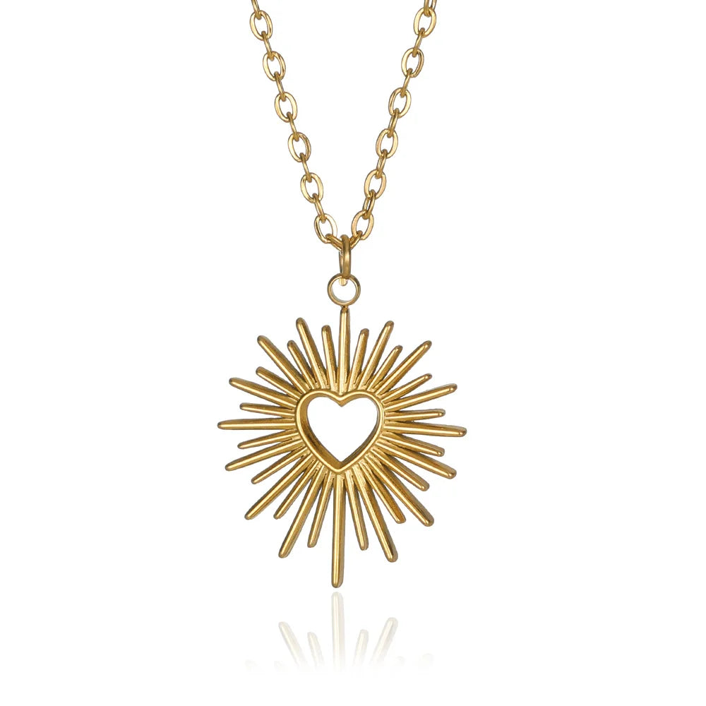 Zircon Heart Cross Necklaces For Women Vintage Geometric Surrounded By Vines Choker Necklace Aesthetic Fashion Jewelry Gift 2025