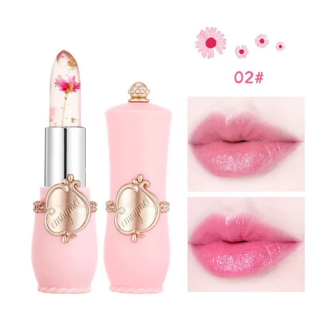 Aloe Vera Magic Lip Balm Color Change Natural Moisture Lipstick Temperature Nutritious Safe Ingredients Care Makeup Lips