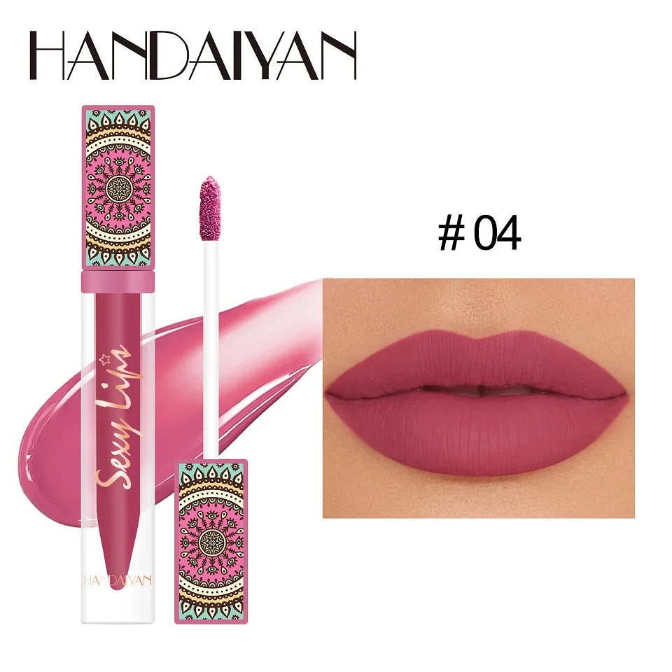 Velvet Matte Lipsticks Pencil Waterproof Long Lasting Sexy Red Lip Stick on-Stick Cup Makeup Lip Tint Pen Cosmetic