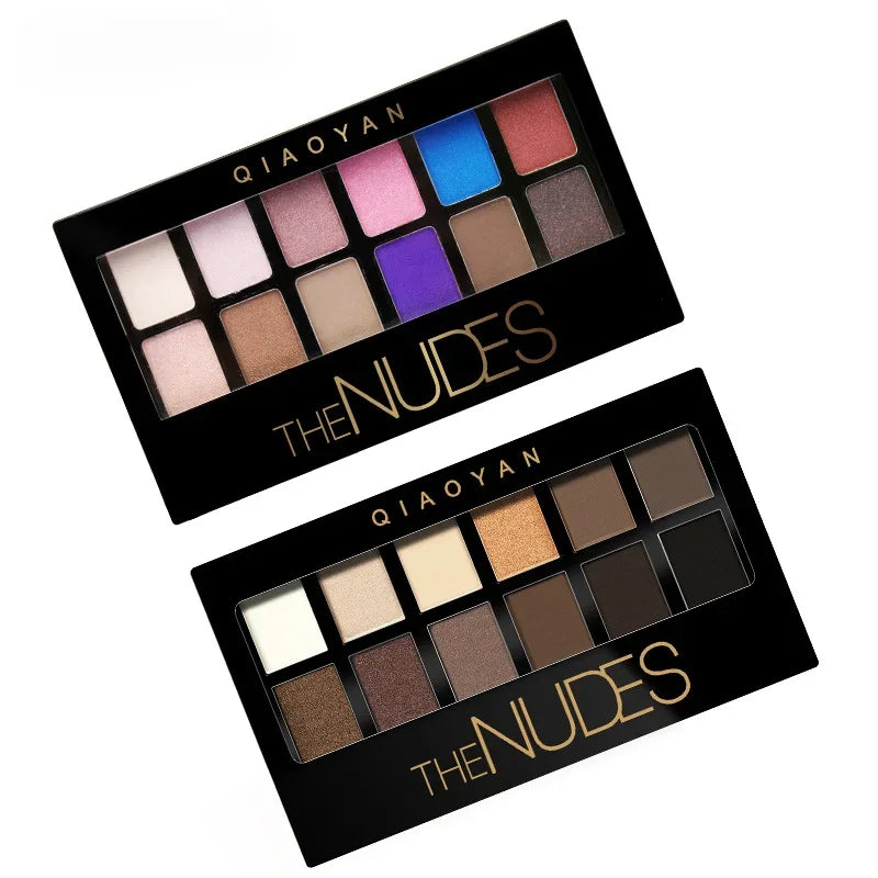 Professional Eyeshadow Makeup Palette Natural Shimmer Matte Nudes Make Up Cosmetic Eye Shadow Plate