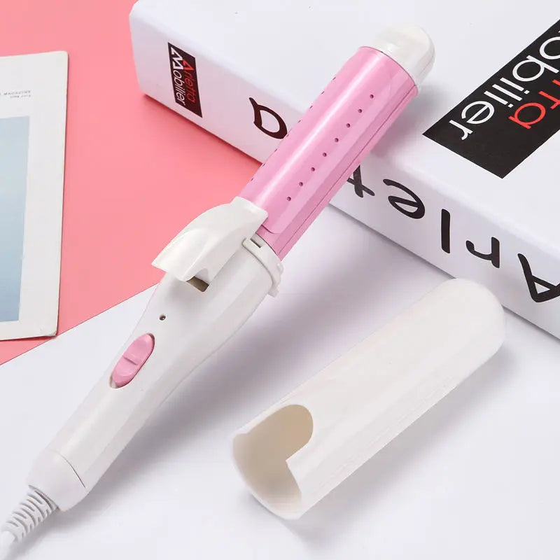 Electric Hair Curler Straightener Long Curling Tong Wand 9-38mm Professional Hair Curling Iron LCD