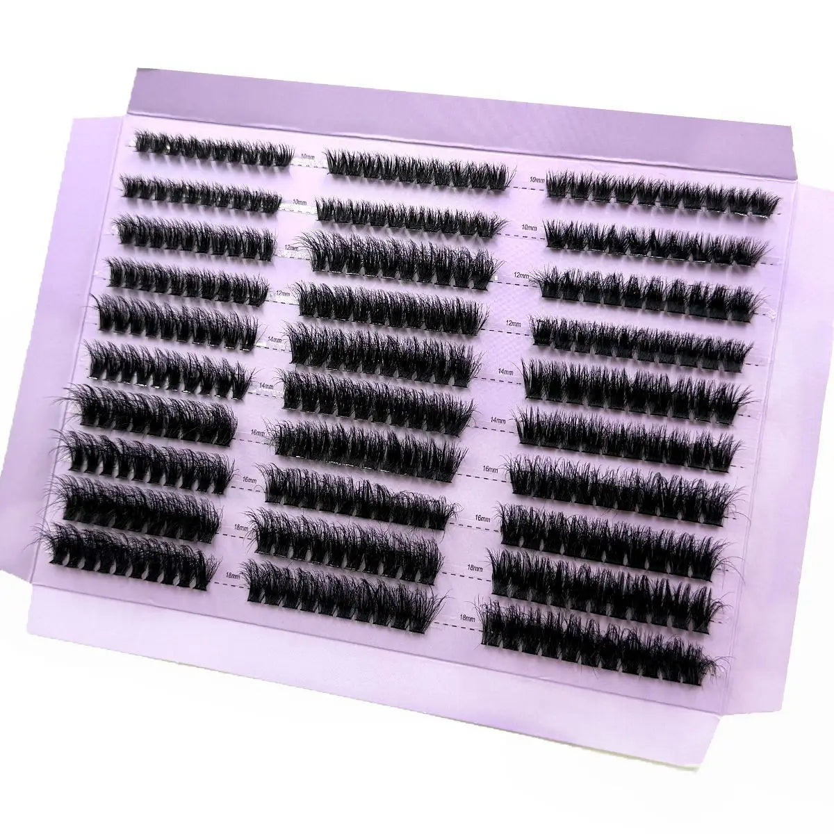 290/300Pcs 5D Fluffy Thick Eyelash Clusters D/DD Curl Wispy Individual Lashes 60+80+100 Mix Eyelash Extensions False Eyelashes