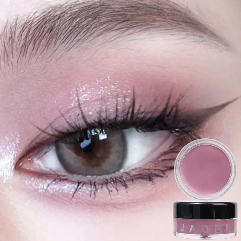 Matte Liquid Eyeshadow Cream Peach Pink Purple Blush Nude Brown Face Contour