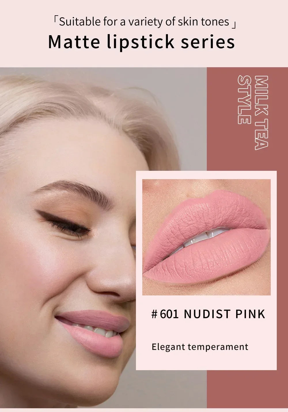 Lipstick Lip Gloss Long Lasting Moisture Cosmetic Lipstick Red Lip Matte Lipstick Waterproof