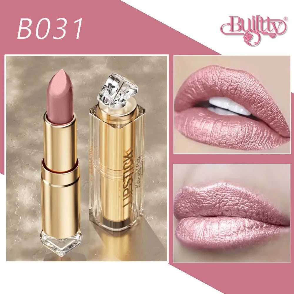 Korea Matte Glitter Lipstick Pink
