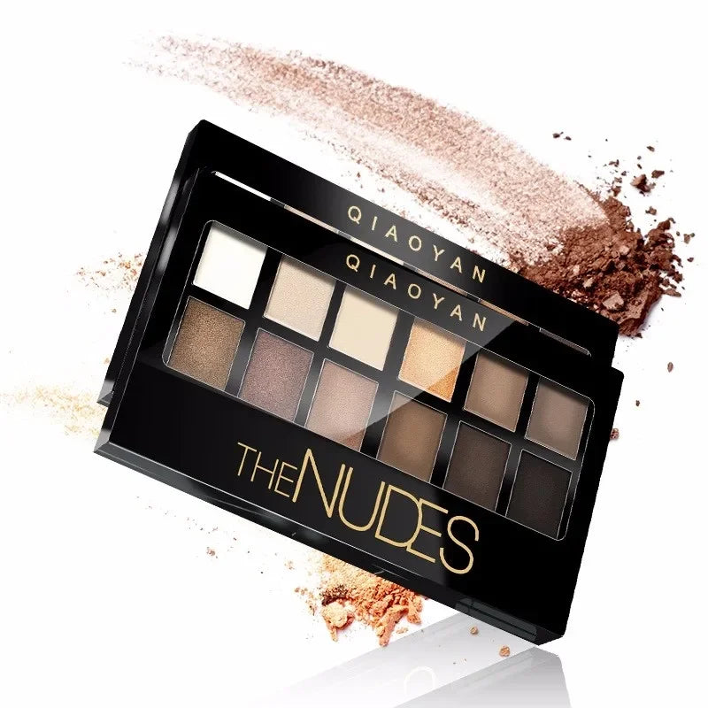 Professional Eyeshadow Makeup Palette Natural Shimmer Matte Nudes Make Up Cosmetic Eye Shadow Plate