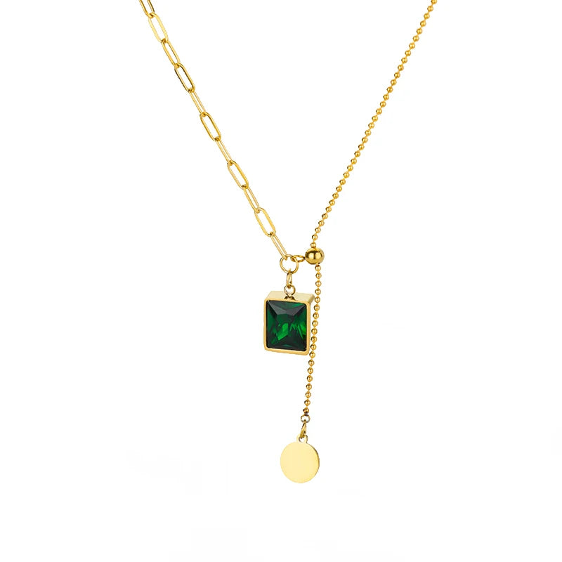 Zircon Heart Cross Necklaces For Women Vintage Geometric Surrounded By Vines Choker Necklace Aesthetic Fashion Jewelry Gift 2025
