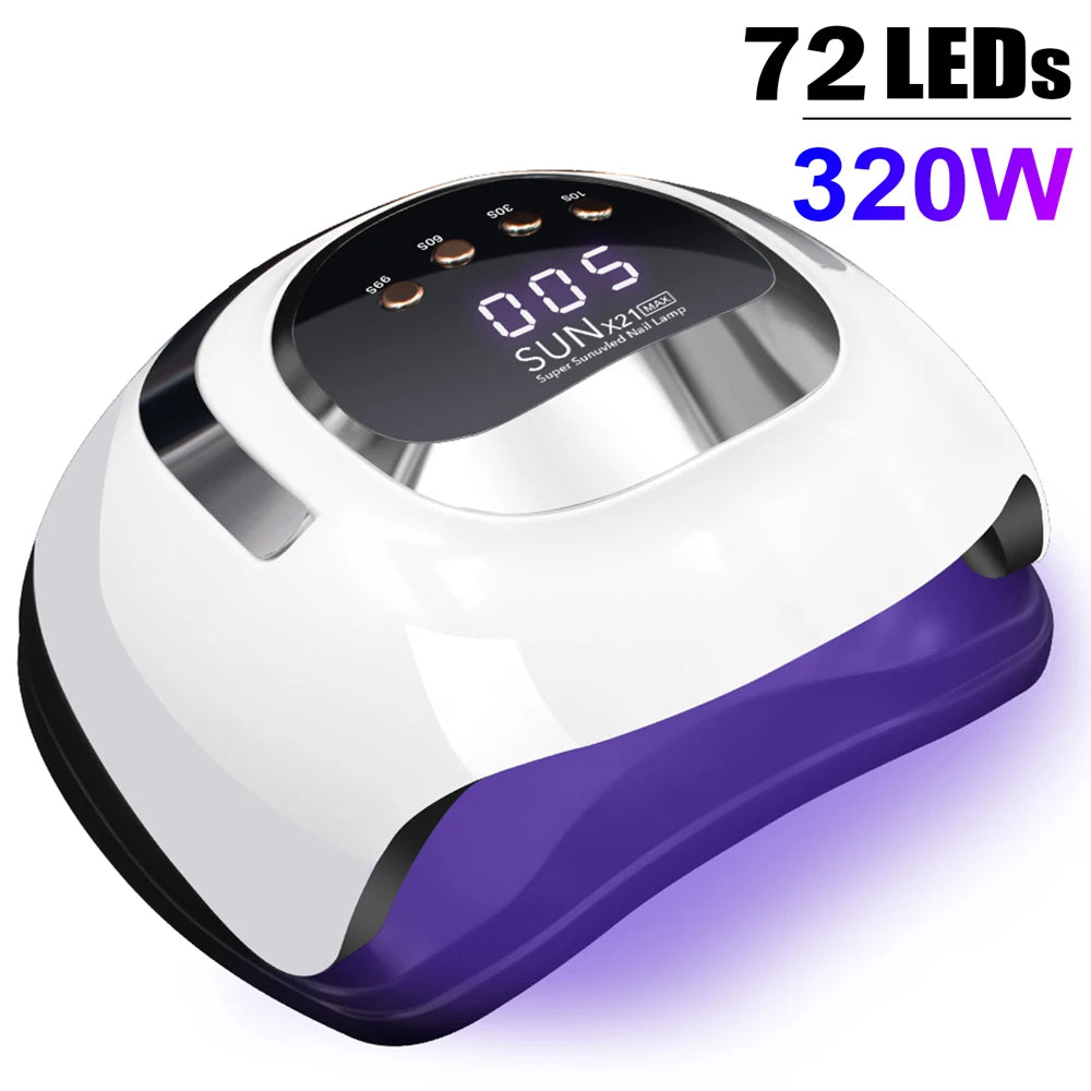 High Power 380W UV Gel LED Dryer Light Nail Lamp for Nails Gel Polish Professional Nail Art Accessories Curing Gel Toe Nails