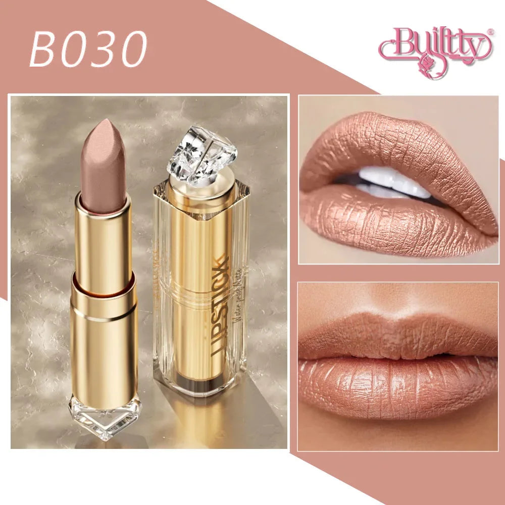 Korea Matte Glitter Lipstick Pink