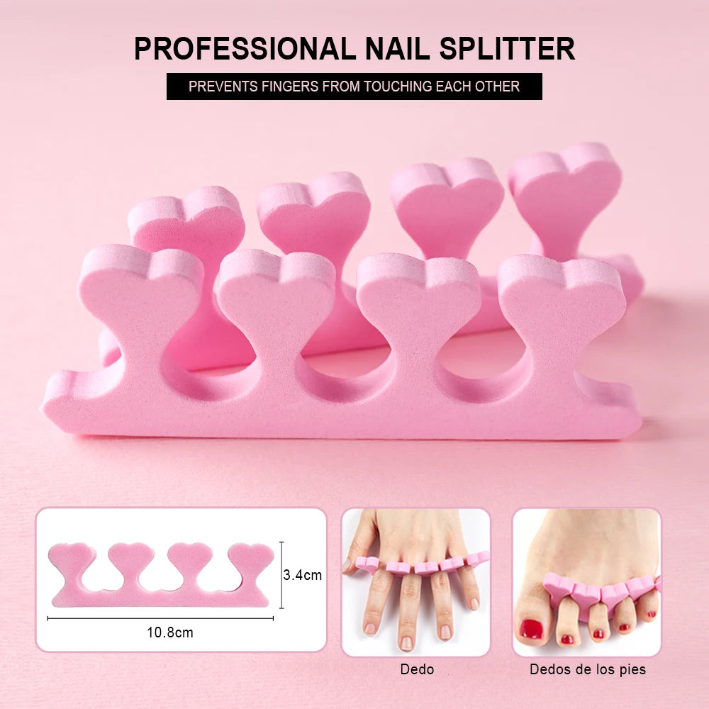 Acrylic Powder French Manicure Dust Professional White Clear Pink Crystal Polymer Builder Nails Extension Gel Kit Nail Set