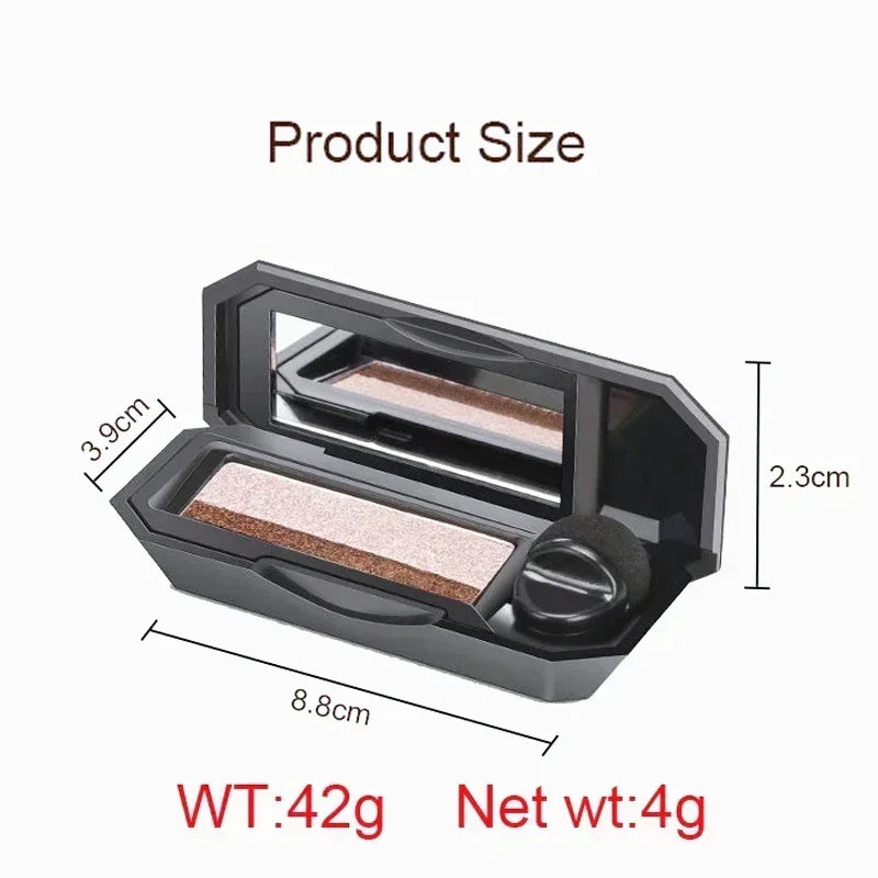 Double Color Lazy Eyeshadow with Mirror Small Mushroom Head Eye Shadow Brush