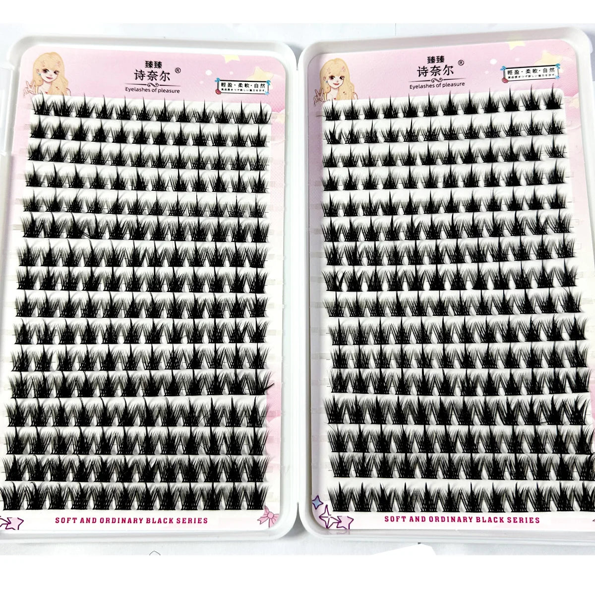 False Eyelashes Mix 32 Rows High-capacity Natural DIY Extension Supplies Lashes Cluster Multi Style Fusion Professional Makeup