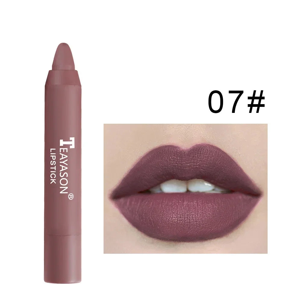 Velvet Matte Lipstick Pencil Waterproof Long Lasting