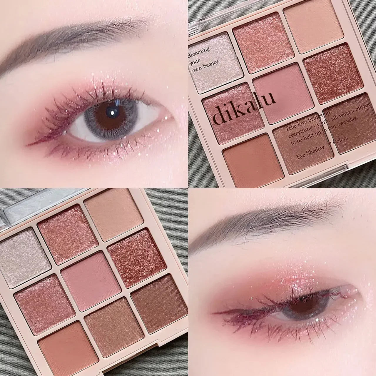 Eye Shadow Palette Charming Pearly Eyeshadow Makeup Nude Long Lasting Shimmer
