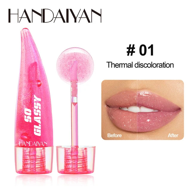 Aloe Vera Magic Lip Balm Color Change Natural Moisture Lipstick Temperature Nutritious Safe Ingredients Care Makeup Lips