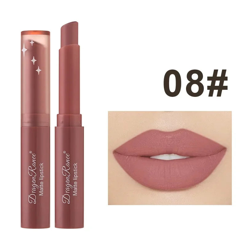 Nude Matte Lipstick Waterproof Long Lasting Lip Sticks Not Fading Sexy Red Velvet Lipsticks
