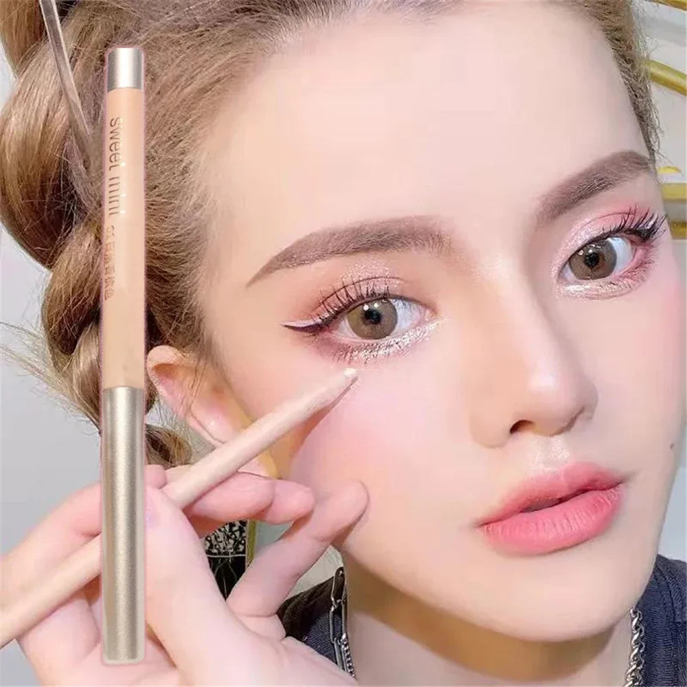 Sweet Mint Lying Silkworm Pencil Galaxy Glitter Eyeshadow Pen Long-lasting