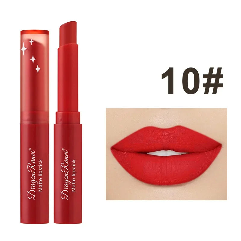 Nude Matte Lipstick Waterproof Long Lasting Lip Sticks Not Fading Sexy Red Velvet Lipsticks