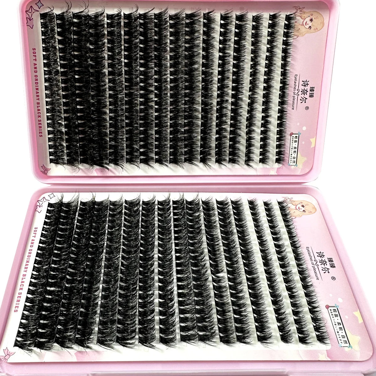 False Eyelashes Mix 32 Rows High-capacity Natural DIY Extension Supplies Lashes Cluster Multi Style Fusion Professional Makeup