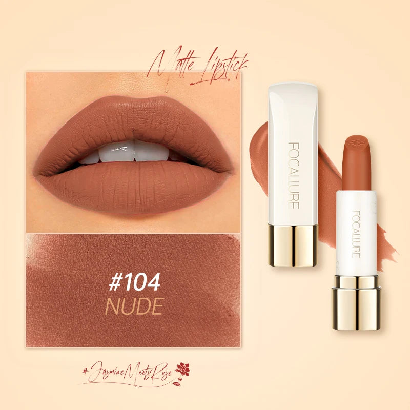 Shades Matte Lipstick Natural Super Soft Lip Sticks Waterproof Lip Glaze Balm Beauty High Pigment Cosmetics Makeup
