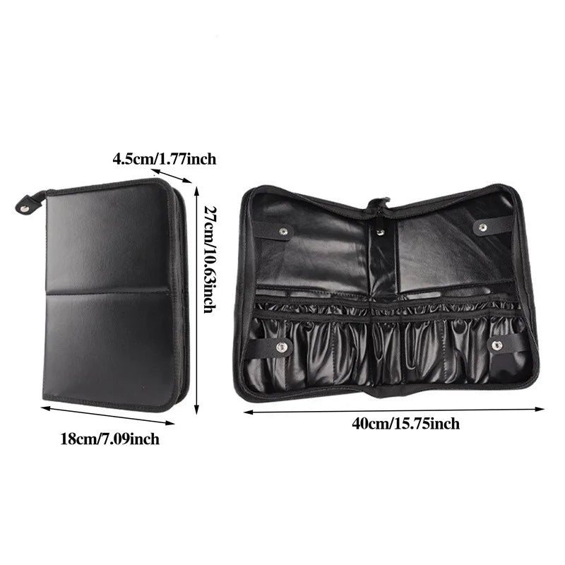 Women Foldable Makeup Brush Bag Organizer Female Travel Cosmetic Toiletry Case for Beauty Tools Wash Accessories Pouch