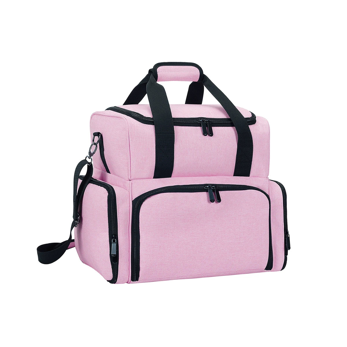80-Bottle Large Capacity Nail Polish Organizer Case - Portable Travel Storage with 2 Removable Bags, and Essential for Womens Ma