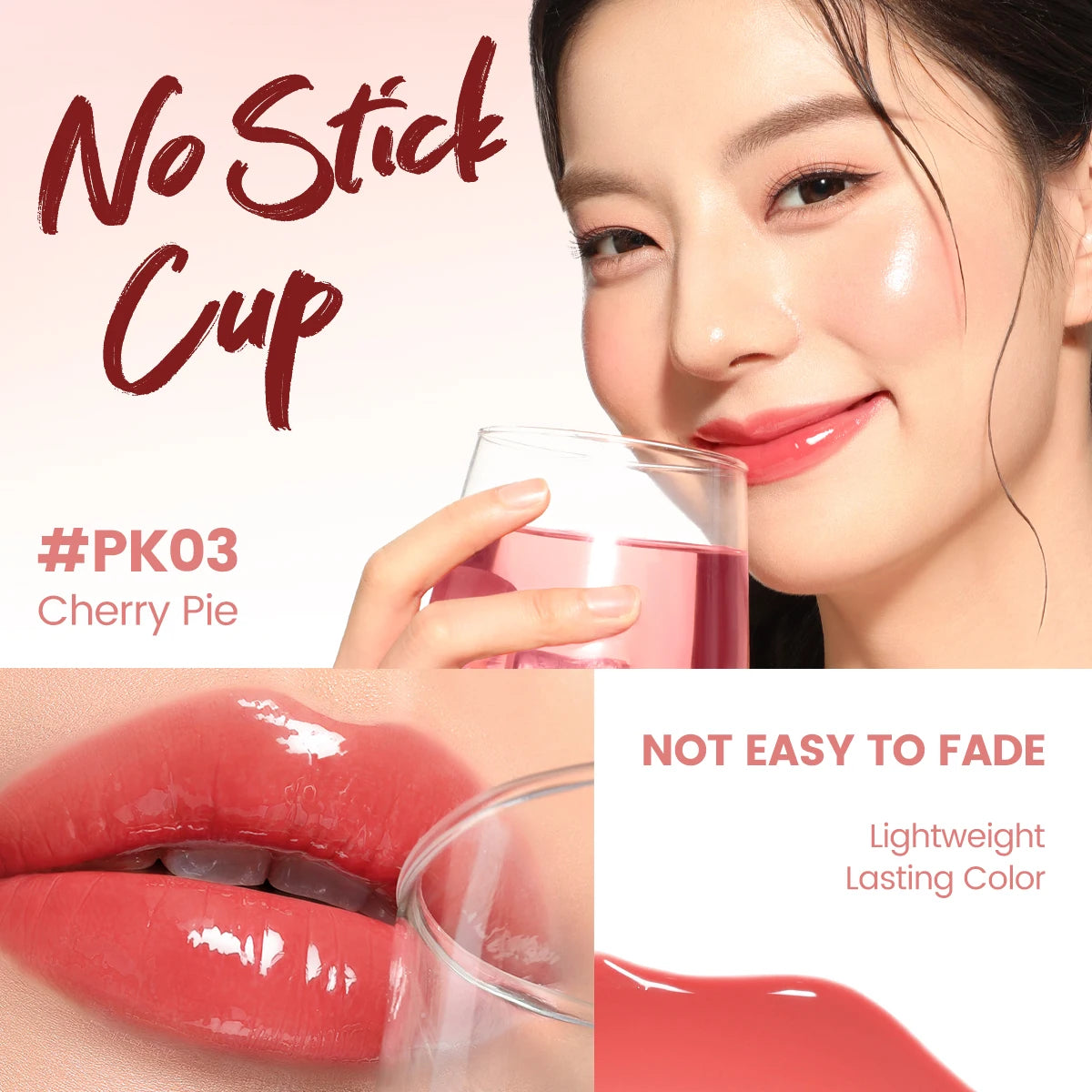 FOCALLURE Translucent Luster Moisturizing Lip Balm Long Lasting Lightweight Not-stick Cup Watery Lipstick Pen Makeup Cosmetics
