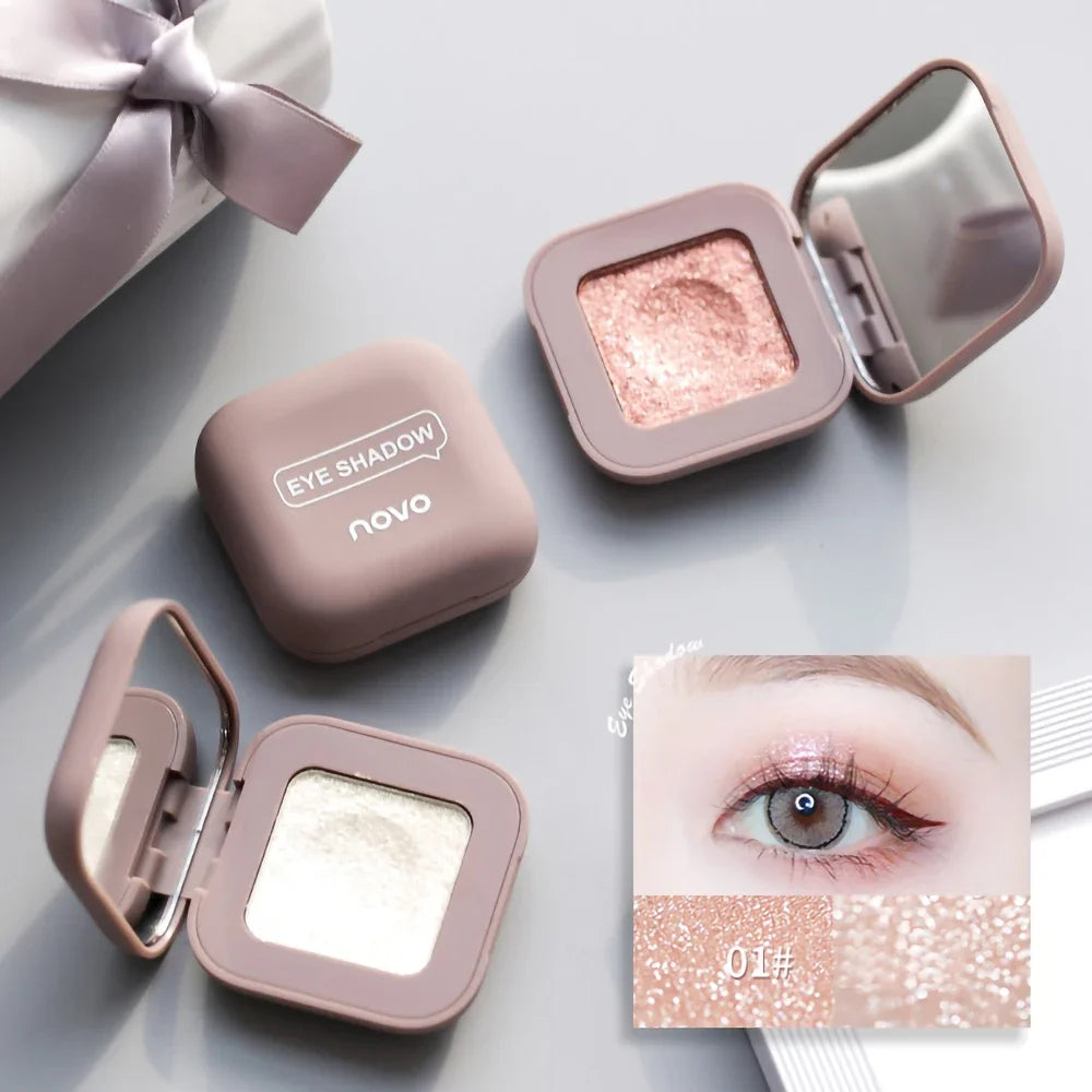Novo Strong Stickiness Eye Shadow High Gloss Polarized Glitter Hottest Single Eyeshadow