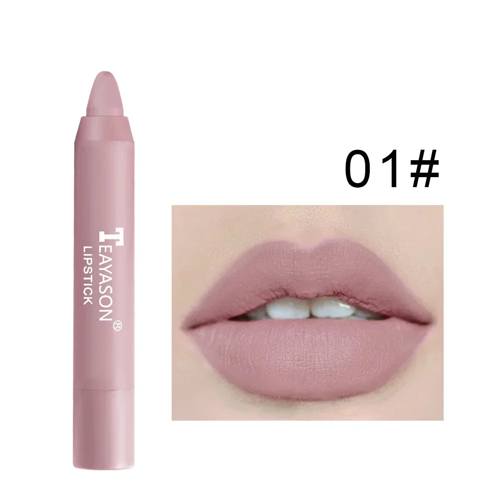 Velvet Matte Lipstick Pencil Waterproof Long Lasting