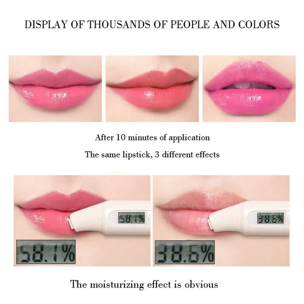 Aloe Vera Magic Lip Balm Color Change Natural Moisture Lipstick Temperature Nutritious Safe Ingredients Care Makeup Lips