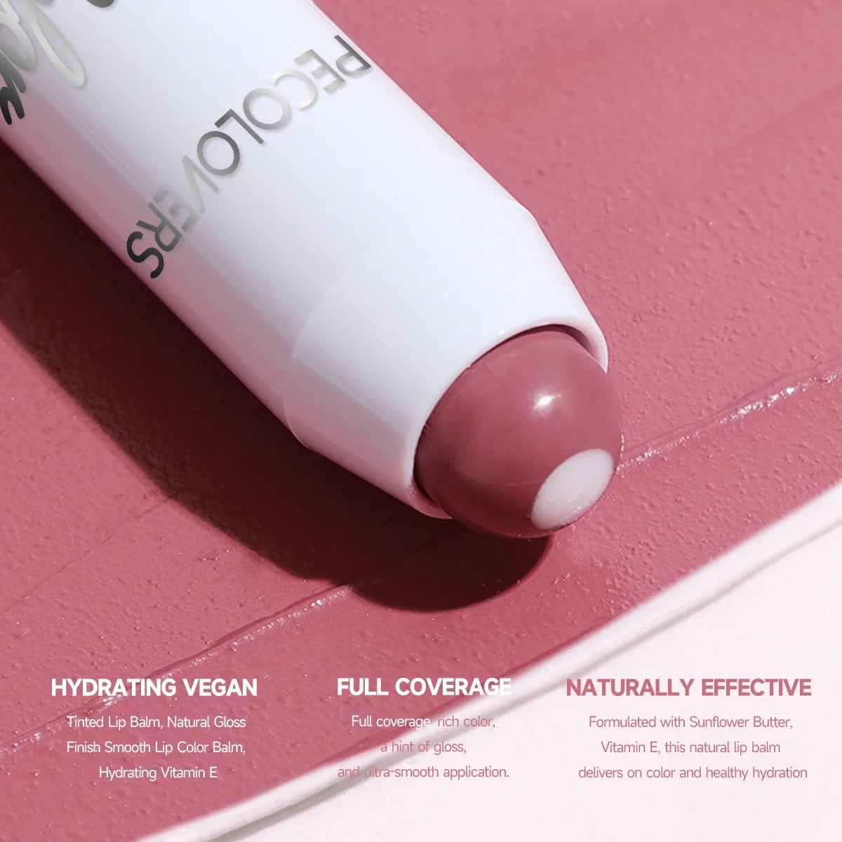 Matte Red Lip Balm Moisturizing 6 Colors Sandwich Lipstick Waterproof Long Lasting Non-stick Cup Lip Stick