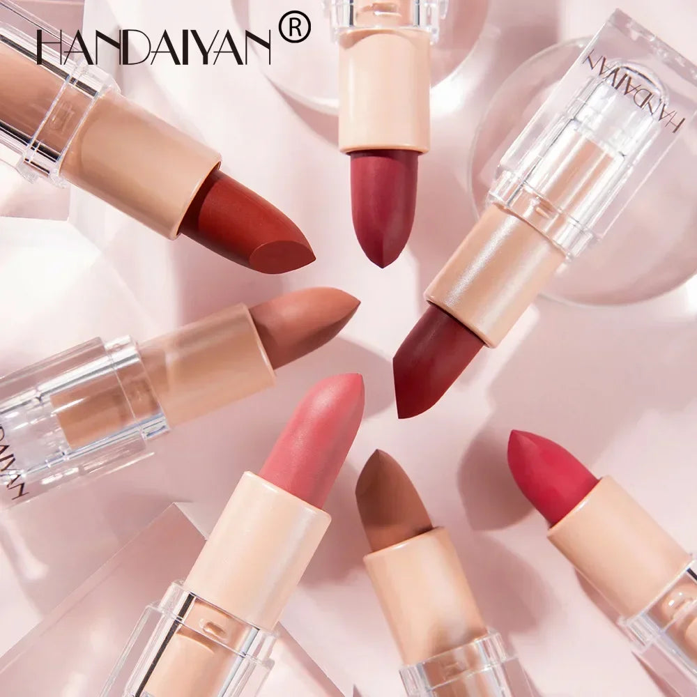 Lipstick Lip Gloss Long Lasting Moisture Cosmetic Lipstick Red Lip Matte Lipstick Waterproof
