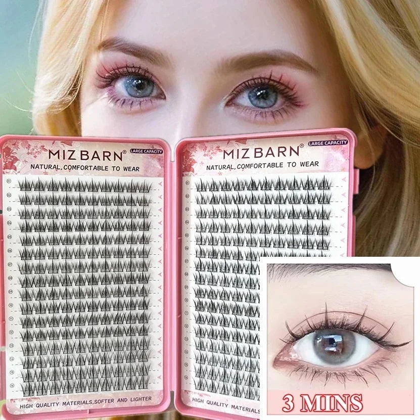 Rows Eyelashes Extension Personal Eyelash Professional Makeup Individual Cluster Grafting Wholesale False Eyelashes