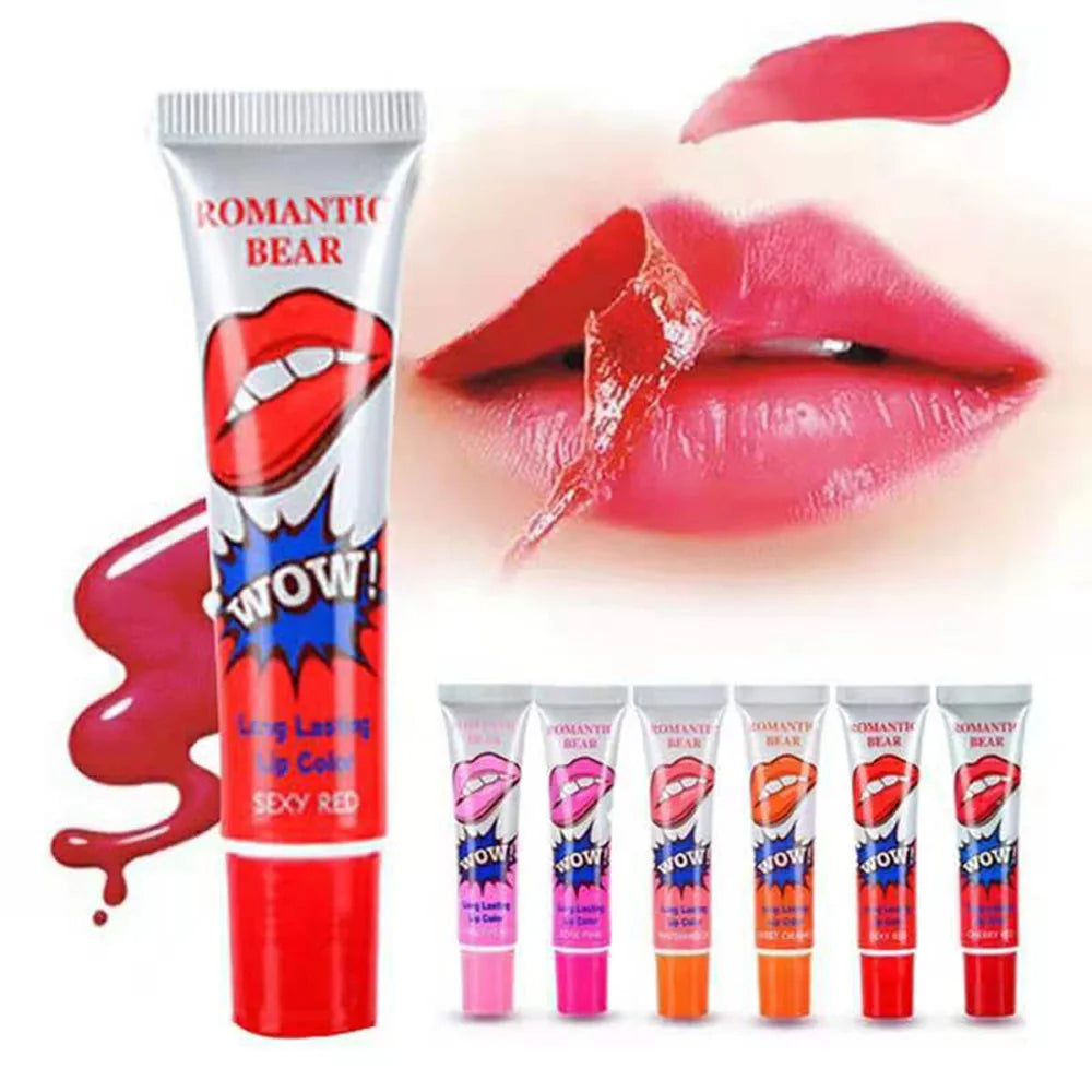 6 Colors Amazing Peel Off Liquid Lipstick