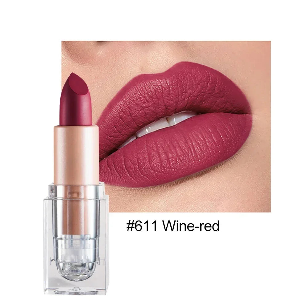 Lipstick Lip Gloss Long Lasting Moisture Cosmetic Lipstick Red Lip Matte Lipstick Waterproof