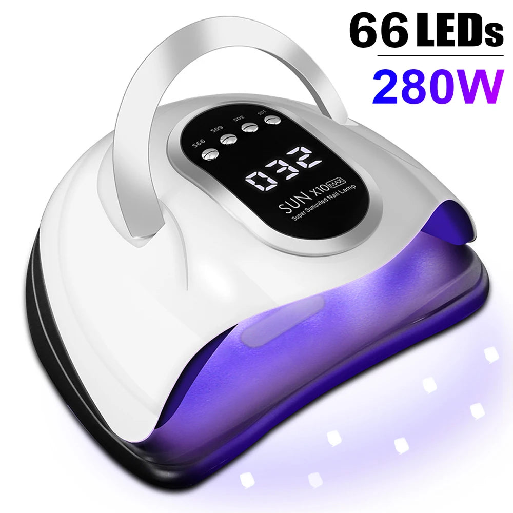 Professional Nail Dryer UV LED Lamp for Nails Gel Polish Dryer Light 81 LEDs Nail Art Accessories Curing Gel Toe Nails