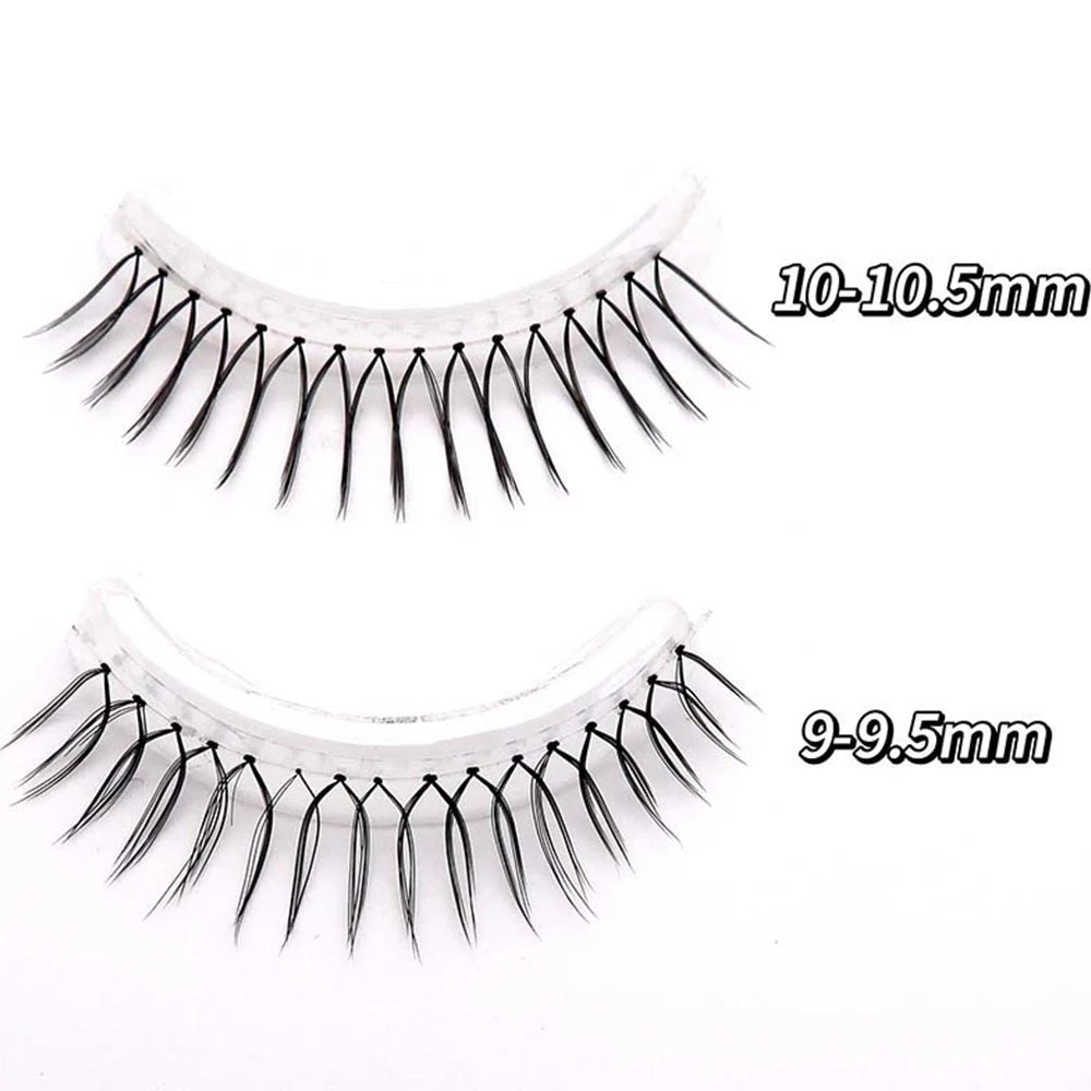 Korean U-shaped False Eyelashes Zhang Yuanying False Eyelashes Natural Wispy Soft V Shaped Lash Extension Comic Eye Clear Band