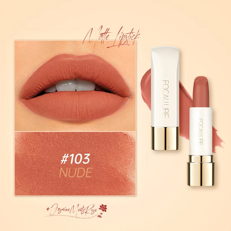 Shades Matte Lipstick Natural Super Soft Lip Sticks Waterproof Lip Glaze Balm Beauty High Pigment Cosmetics Makeup