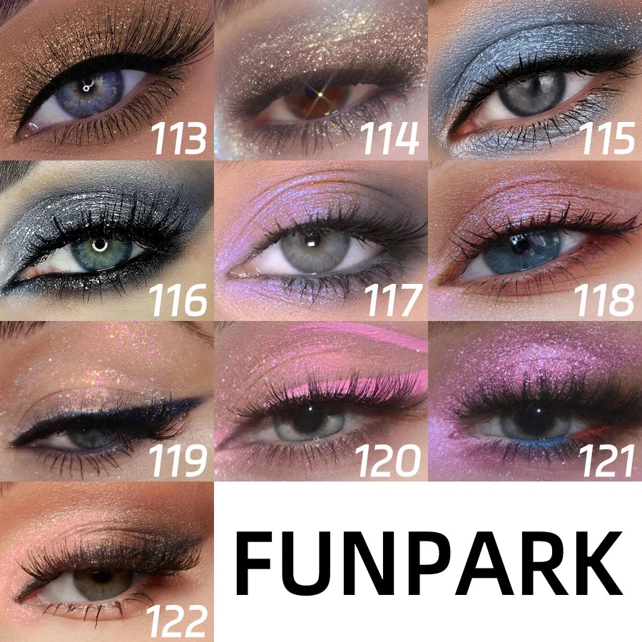 Colorful Liquid Eyeshadow Pink Green Black Diamond Shiny Eye Liner Pen Glitter Eyeshadow Palette