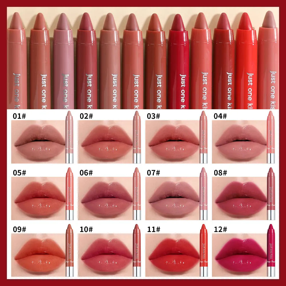 Bright Lipstick Easy to Color Lipstick Color Moisturizing Lip Gloss Easy to Color Lip