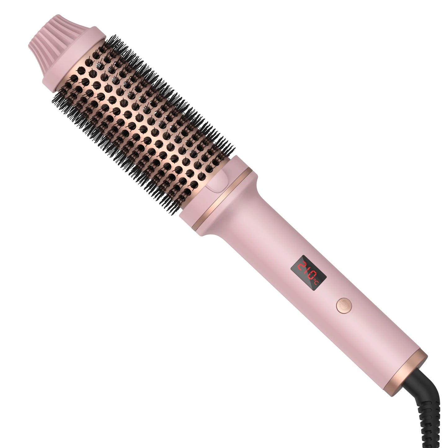 1.5 Inch Hair Curling Iron Brush Ceramic Thermal Brush Heated Round Brush Hair Electric Heating Brush