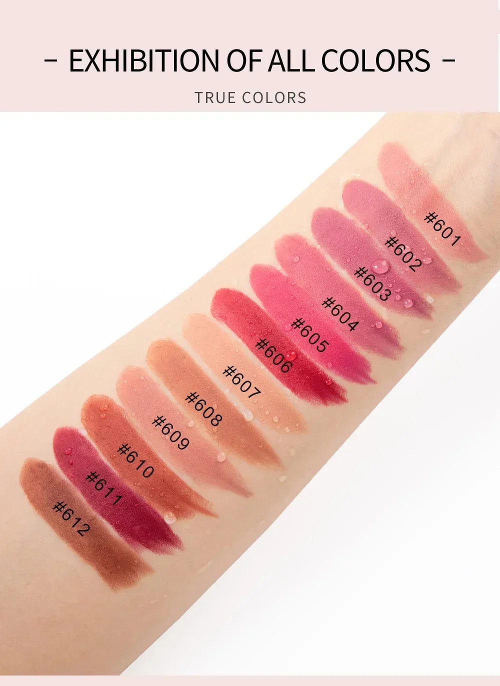 Lipstick Lip Gloss Long Lasting Moisture Cosmetic Lipstick Red Lip Matte Lipstick Waterproof