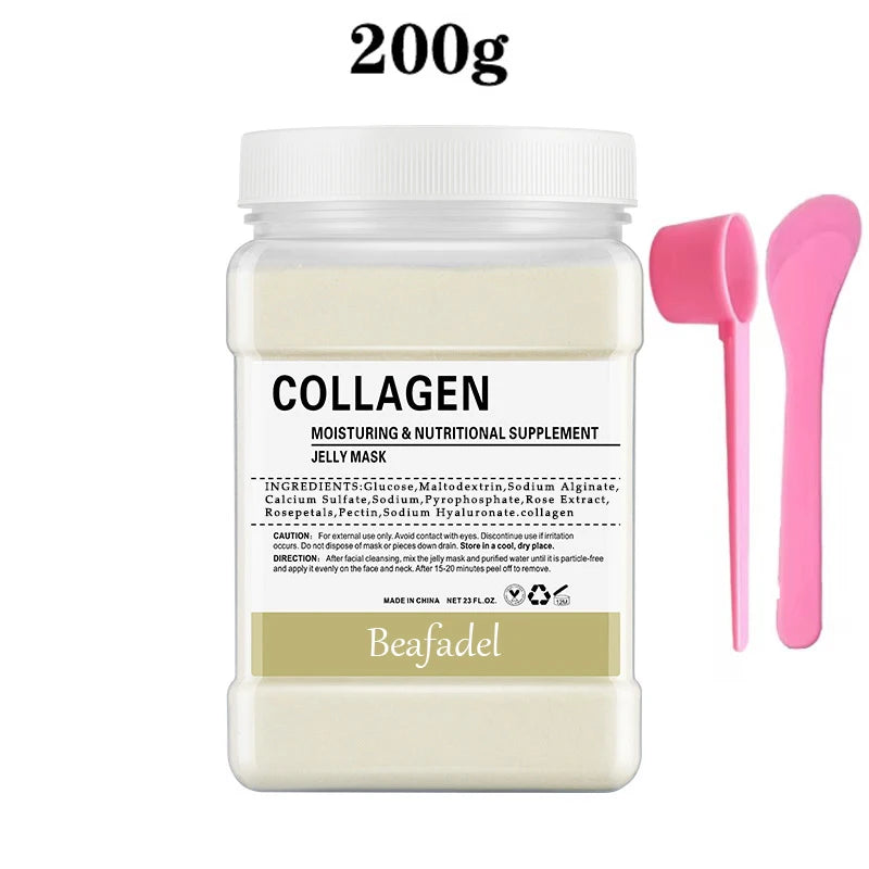 650g Hydro Jelly Mask Powder Rose Masks Peel Off Hydroplastic Crystal Collagen Facial Jelly Mask for Face
